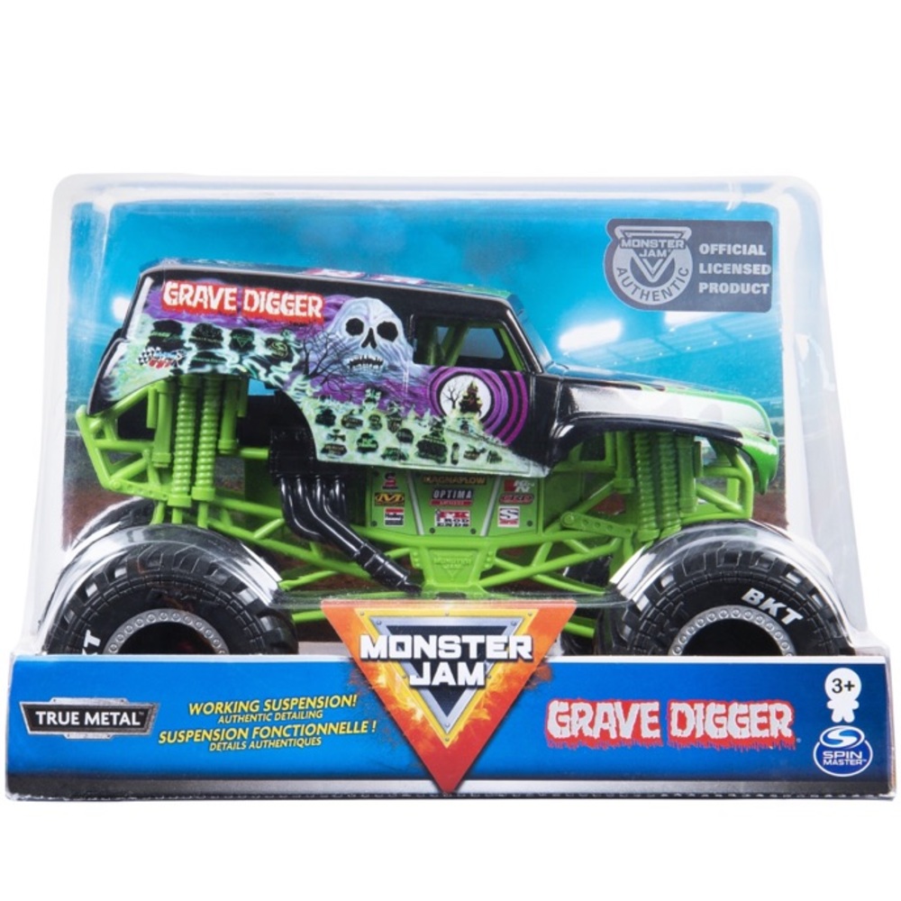 Spin Master Monster Jam Grave Digger Truck 1:24